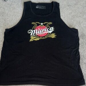 Grunt Style Black Tank Top Maurice